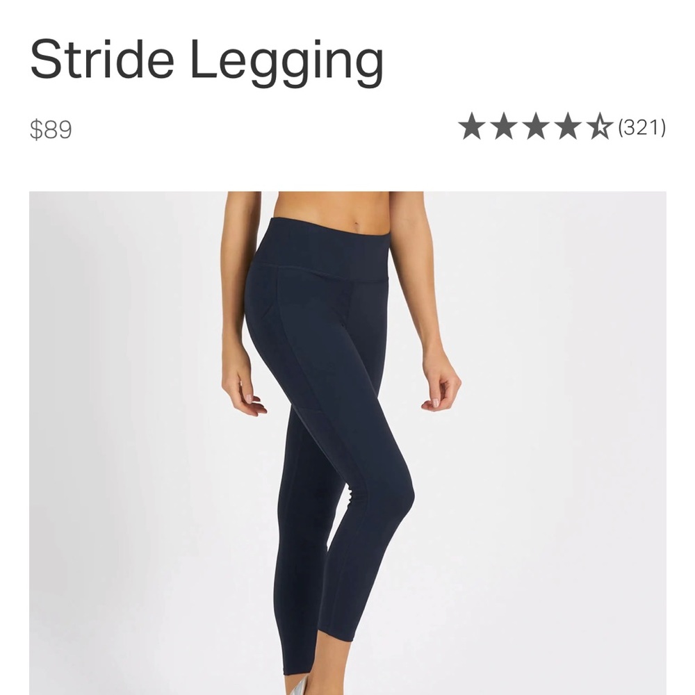 Vuori Stride Leggings - Ink color